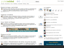 Tablet Screenshot of portalcalidad.com